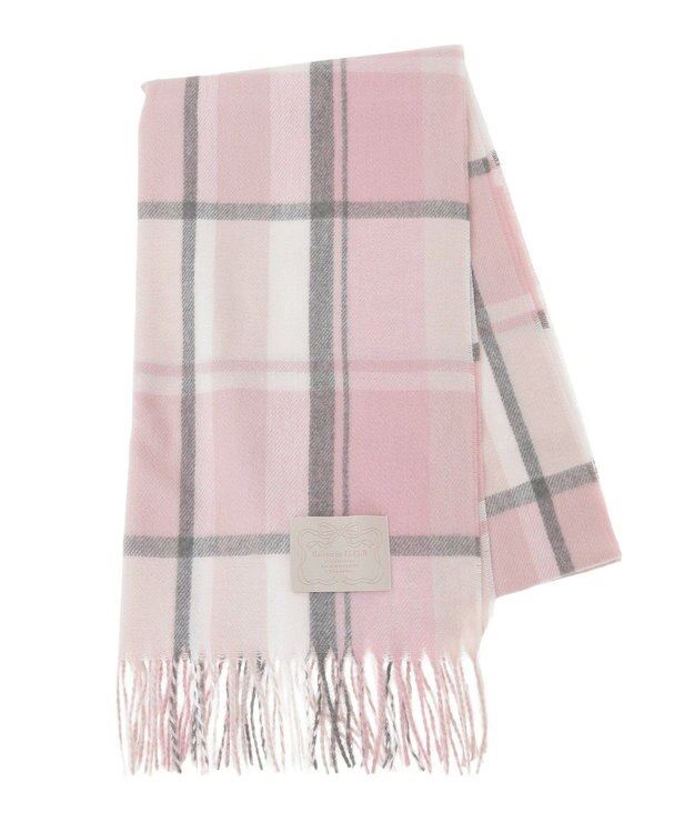Maison de FLEUR チェックストール Pink