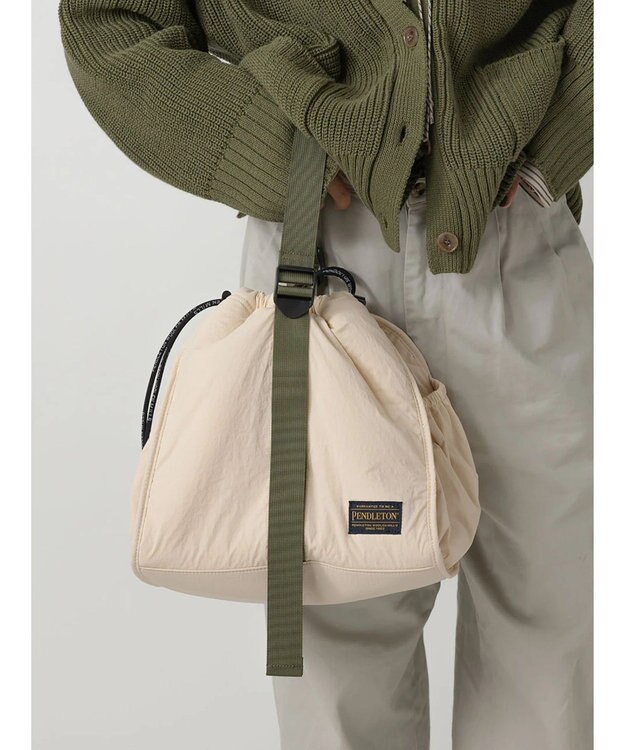 CRAFT STANDARD BOUTIQUE ＜PENDLETON × MARIE INABA＞ DRAW 2WAY BAG Off White