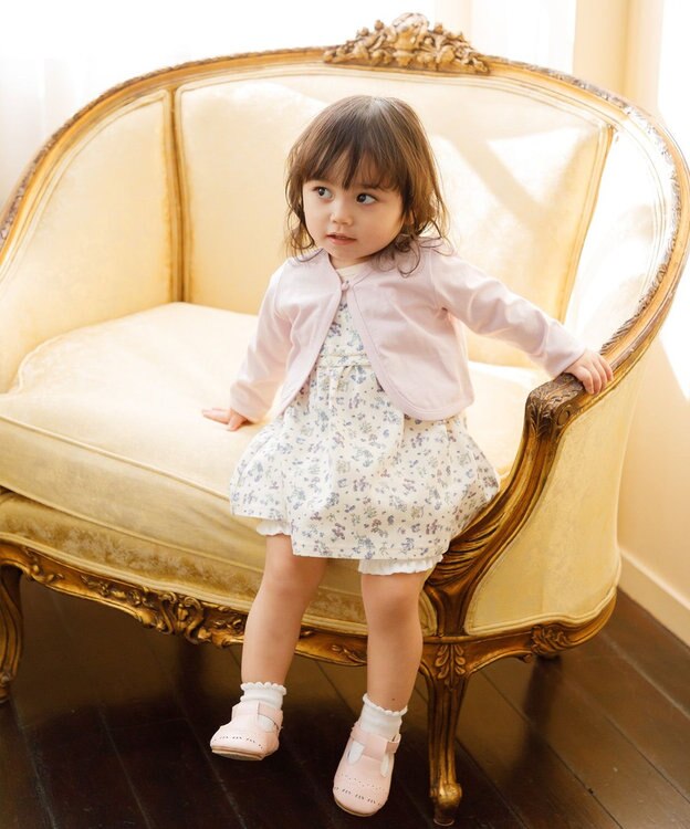 組曲 KIDS 【80-90㎝】ボレロ&ワンピース&ブルマ ギフトボックス アイボリー系