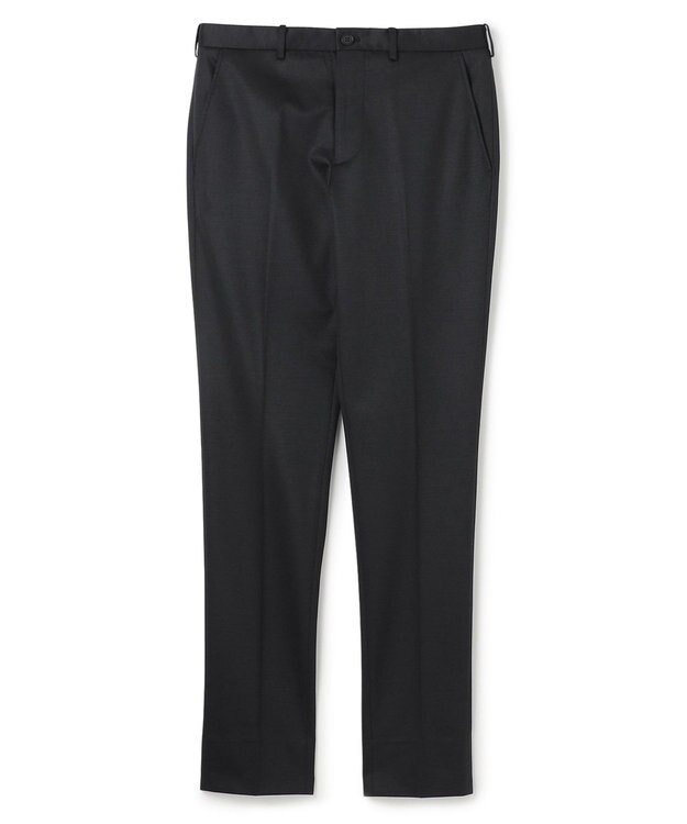 JOSEPH HOMME 新素材【抜群のストレッチ性/セットアップ対応可】スプリングウールジャージー テーパードパンツ / CITY ブラック系