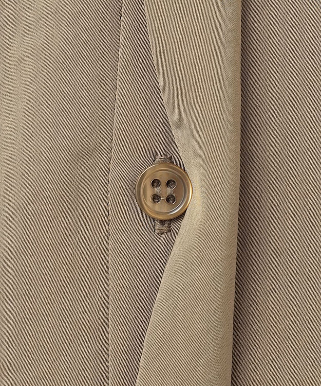 ICB L 【ASUMI・MANAMIコラボ 丈が選べる】ハシゴレースシャツワンピース カーキ系