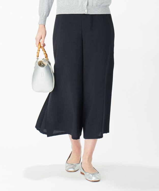 J.PRESS LADIES 【洗える】シックアンドシンボイル パンツ ネイビー系