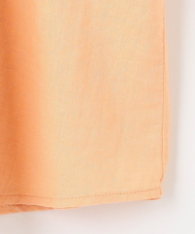 ANY フレンチリネンシャツブラウス オレンジ