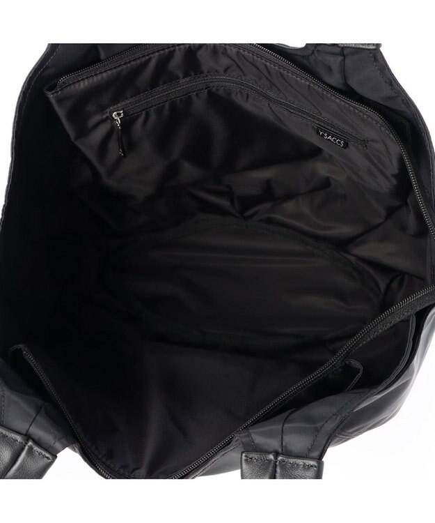 Y'SACCS リサイクルナイロン　ふんわりトート　Mサイズ ブラック