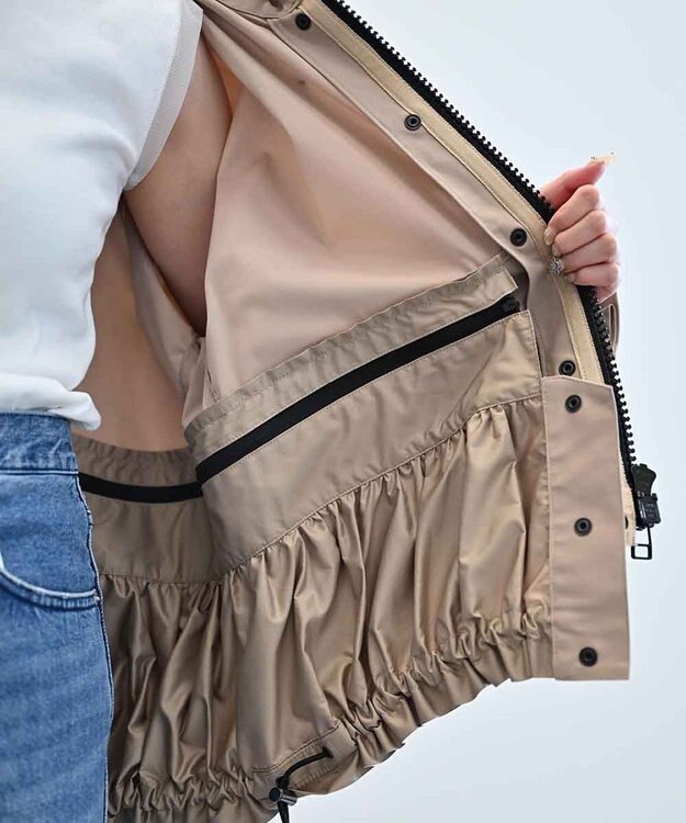FORFORMO Pacable Aline Blouson パッカブルAラインブルゾン ベージュ