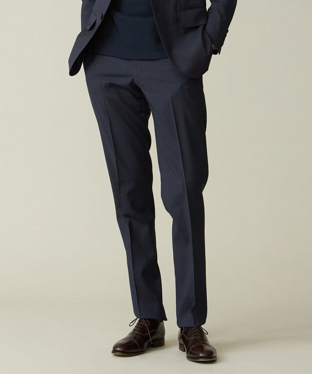 J.PRESS MEN 【J.PRESS MOVING / セットアップ対応】REDA ACTIVEマイクロハウンドトゥース スラックス ネイビー系8