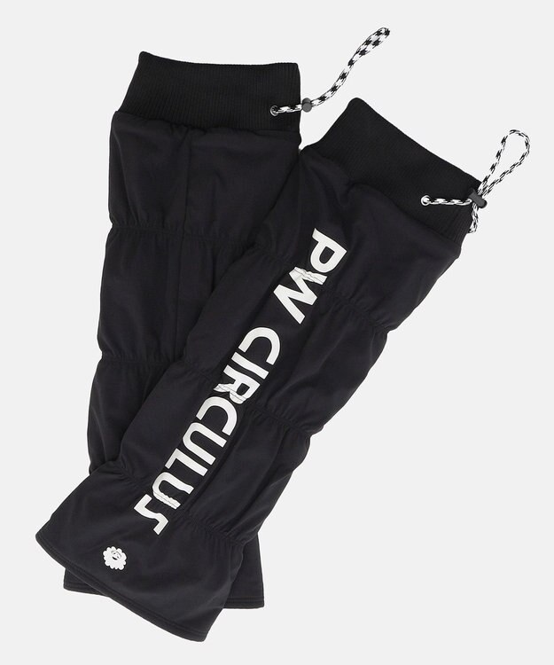 PW CIRCULUS 新登場！【WOMEN】薄中綿 レッグウォーマー ブラック系