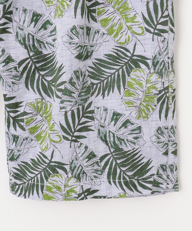 JOSEPH ABBOUD MOUNTAIN 【SPACE／UNISEX】リーフプリント イージーショートパンツ カーキ系5