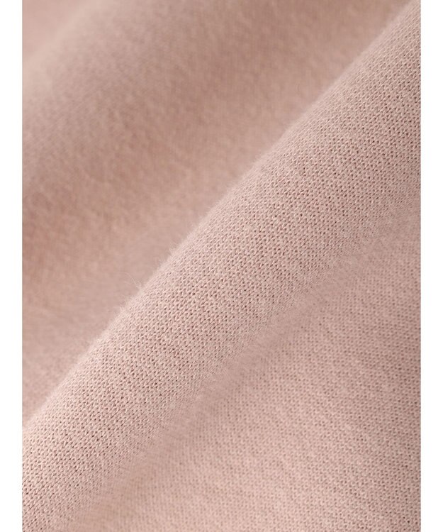 Green Parks Ｂｒｕｓｈｅｄ　タートル裏起毛チュニック Pink