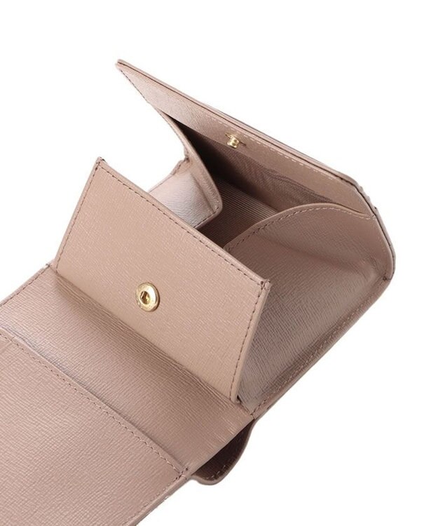 CLATHAS レミー 内BOX二つ折り財布 ベージュ