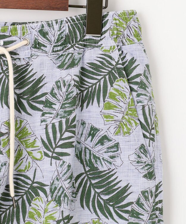 JOSEPH ABBOUD MOUNTAIN 【SPACE／UNISEX】リーフプリント イージーショートパンツ カーキ系5