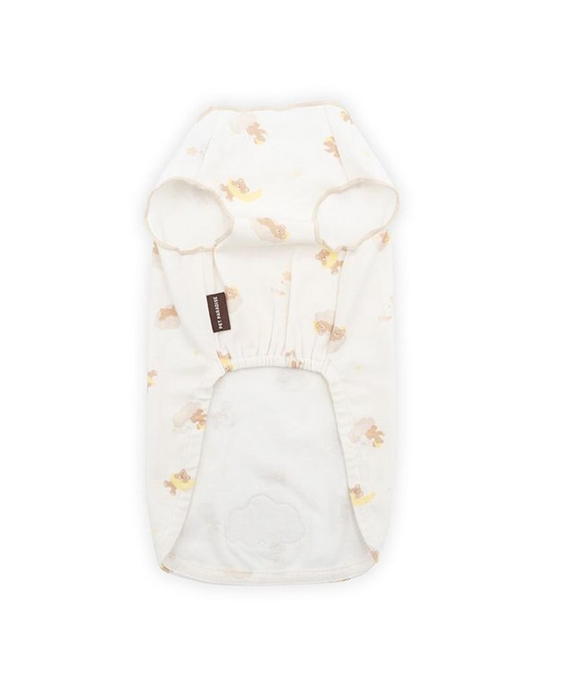 PET PARADISE ペットパラダイス くまさん はじめてのタンクトップ 《おやすみ柄》 超小型犬 小型犬 オフホワイト