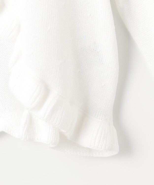 ANY KIDS ニットカーディガン オフホワイト