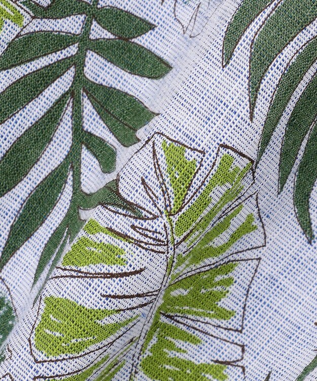 JOSEPH ABBOUD MOUNTAIN 【SPACE／UNISEX】リーフプリント イージーショートパンツ カーキ系5