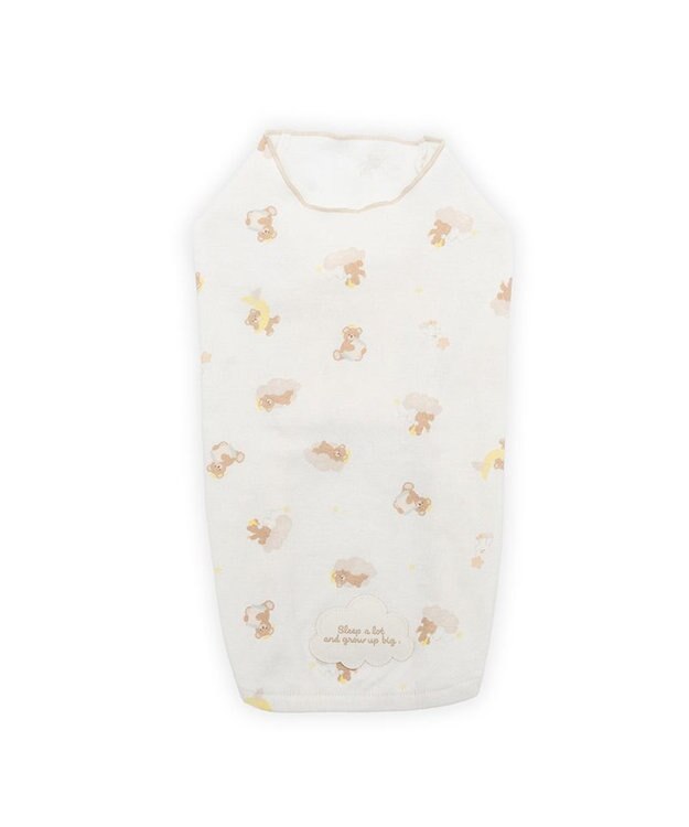 PET PARADISE ペットパラダイス くまさん はじめてのタンクトップ 《おやすみ柄》 超小型犬 小型犬 オフホワイト