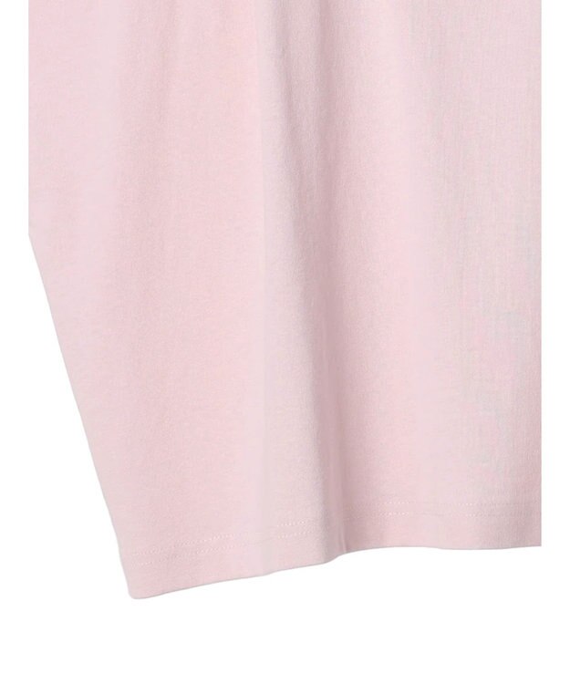 Green Parks ワンポイント刺繍タックＴシャツ Pink