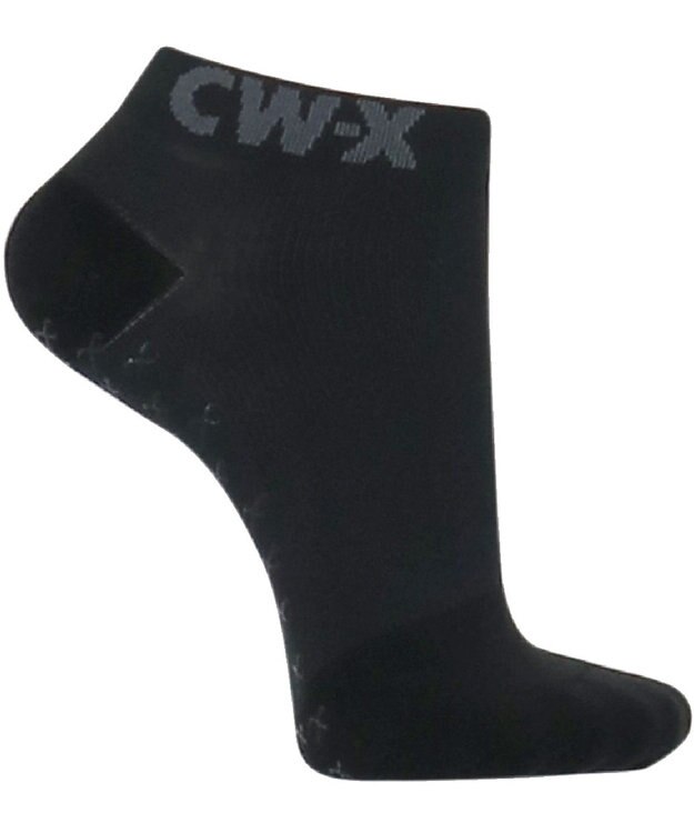 CW-X 【UNISEX】 CW-X ソックス すべり止め付き ショート 足裏アーチサポート 日常～軽スポーツに ユニセックス HYR206 /ワコール ブラック