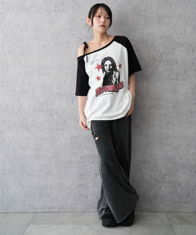 WEGO ２WAYグラフィックワンショルBIGT 柄9