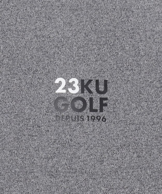 23区GOLF 数量限定！お得セット【MEN】撥水ベスト×モックネックシャツ ブラック系
