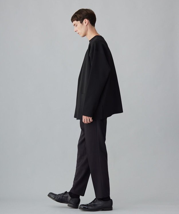 UNFILO MENS スマートニット ジャケット ブラック