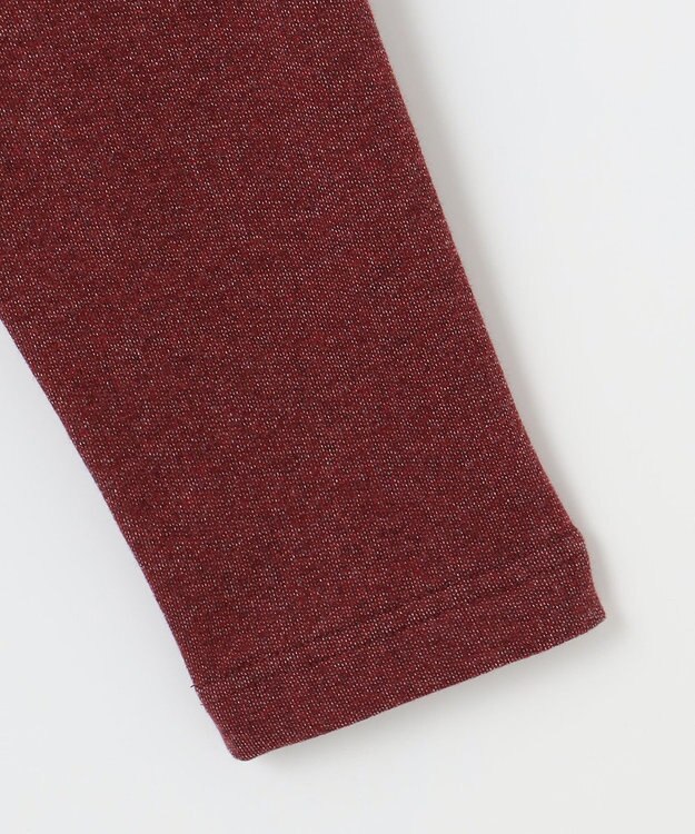 JOSEPH ABBOUD 【オーガニックコットン】ビンテージインレー　ハイネックプルオーバー レッド系