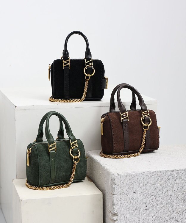 style code 【VerdeVari/ヴェルデヴァリ】TINYボストンバッグ（BOX付） ブラック