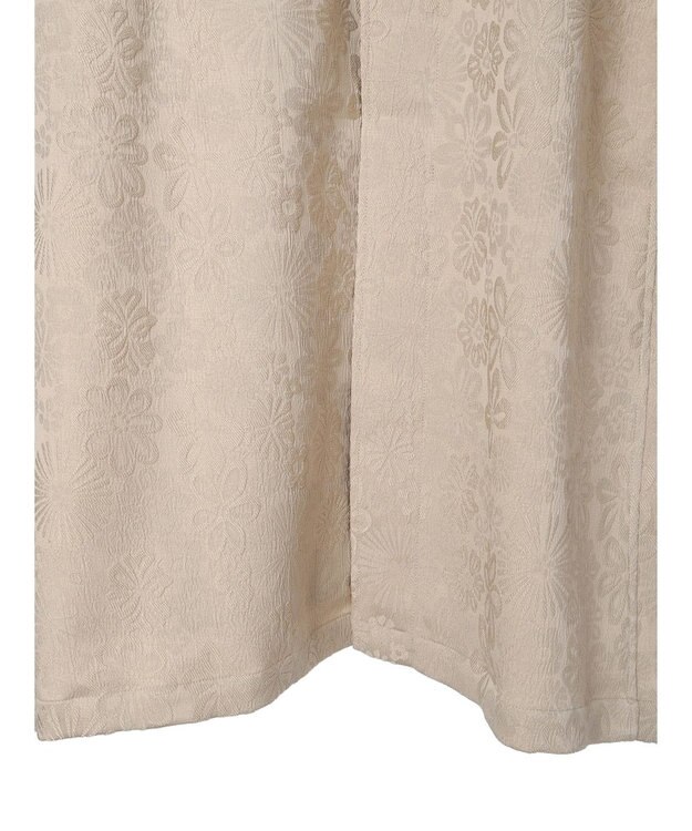 Green Parks ・ＥＬＥＮＣＡＲＥ　ＤＵＥ　ジャカードステンカラーコート Beige