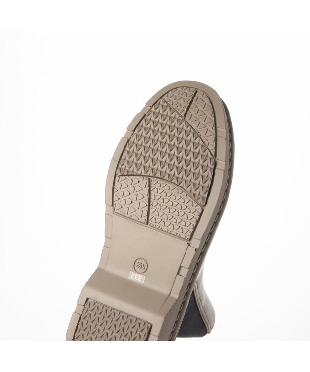 ing <ing>【WEB限定】【3E】【サスティナブルシリーズ】厚底サイドゴアショートブーツ カーキ