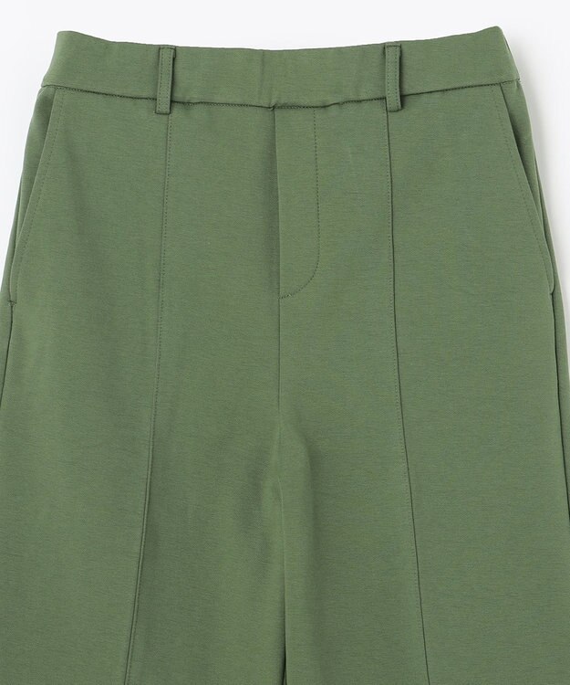 ANY 【吸湿発熱】any HEAT ワイドパンツ オリーブグリーン