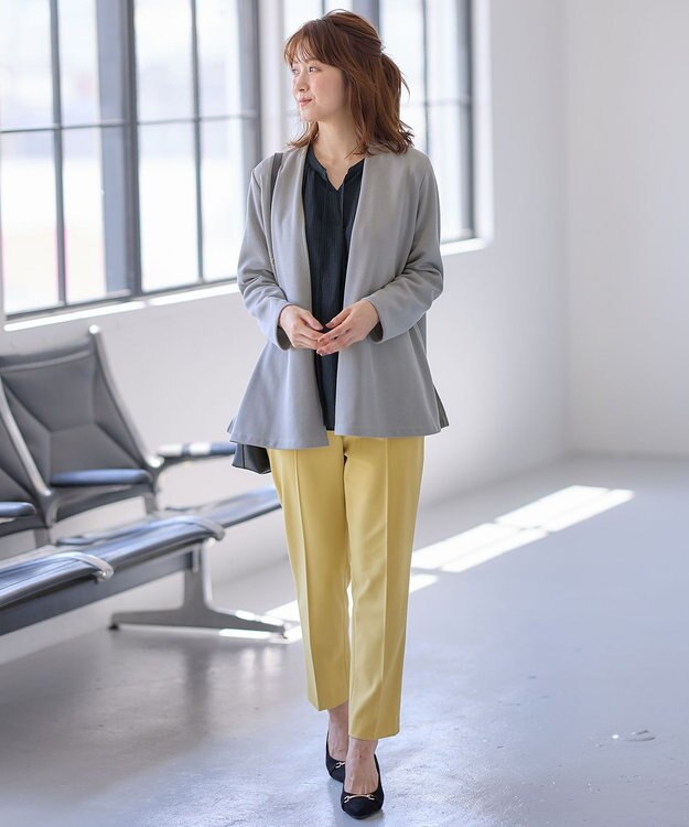 ANY SIS 【洗える】着流し カーディガン グレー