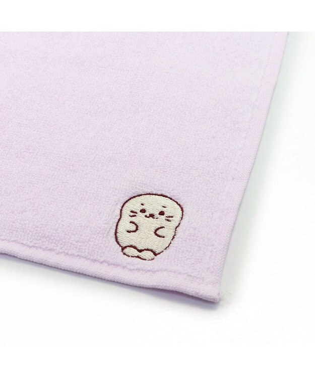 Mother garden しろたん 無撚糸 ミニタオル 刺繍 ワンポイント入り 《単品》 しろたん