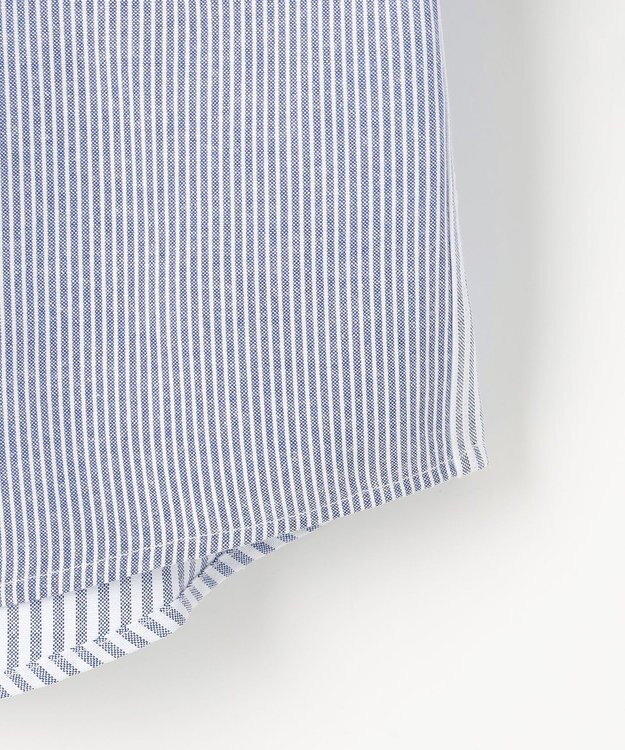 J.PRESS KIDS 【140-170cm】オックスフォード ストライプコンビシャツ ブルー系1