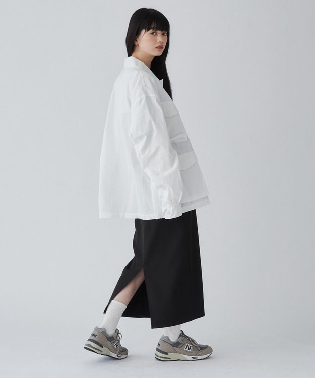 WEGO 【ユニセックス着用ITEM】ファティーグジャケット ホワイト