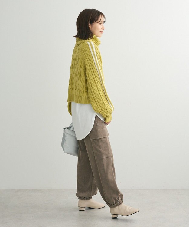 Green Parks ・ＥＬＥＮＣＡＲＥ　ＤＵＥ　コーデュロイカーゴパンツ Gray Beige
