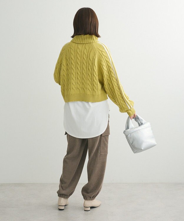 Green Parks ・ＥＬＥＮＣＡＲＥ　ＤＵＥ　コーデュロイカーゴパンツ Gray Beige