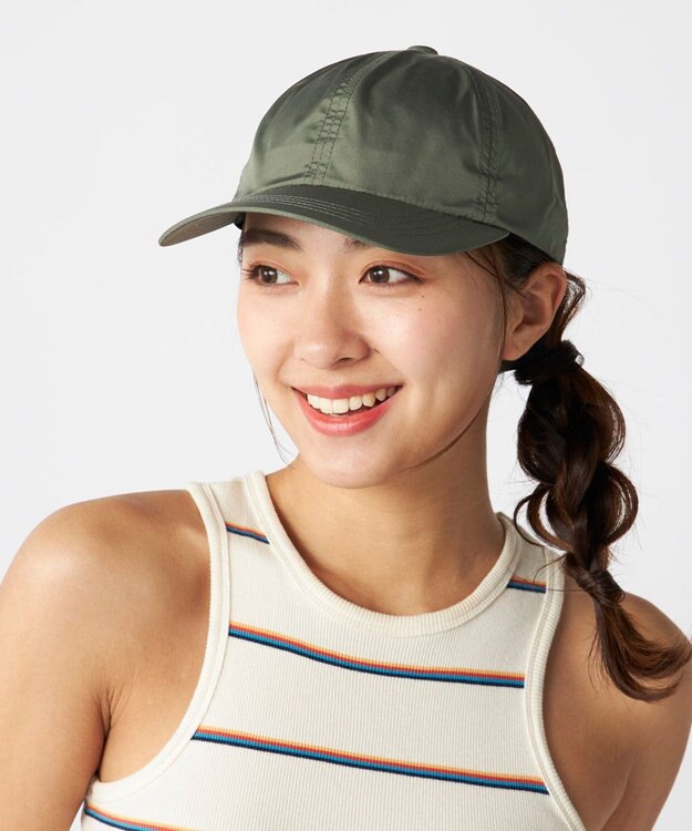 OP／FILA 【Ocean Pacific】撥水ナイロンキャップ カーキ
