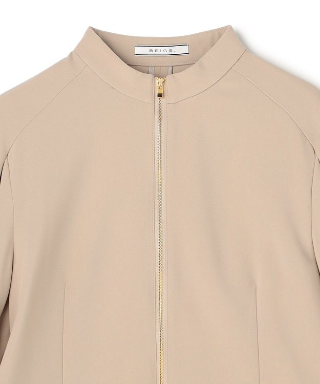 BEIGE， RUE / ドライタッチコンパクトブルゾン Taupe