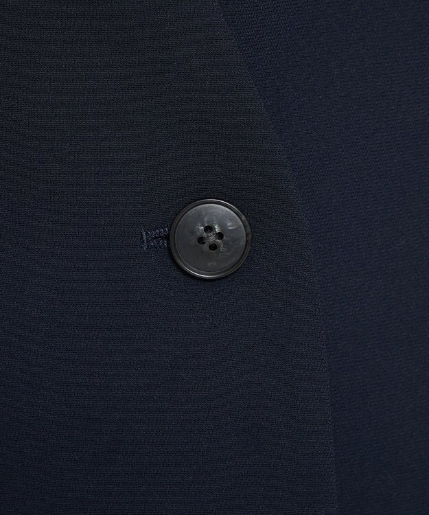 uncrave ウォッシャブル ダブルクロス スリットスリーブジャケット ネイビー