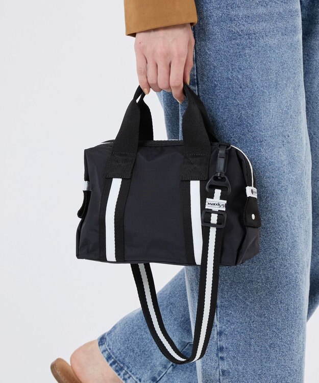 LeSportsac TOP HANDLE SATCHEL/スペクテイターブラック スペクテイターブラック