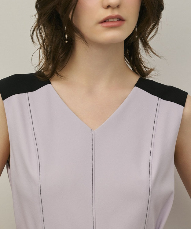 GRACE CONTINENTAL ジャージワンピース ラベンダー