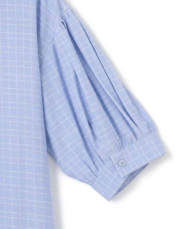 JOSEPH 【洗える】アクロスプリント　ドレス Sky blue