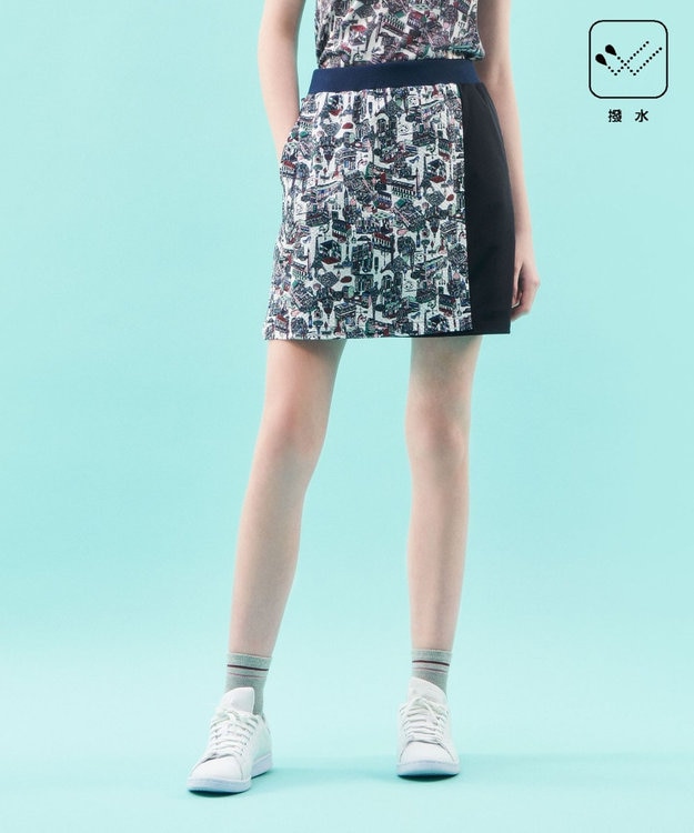 23区GOLF 【WOMEN】【撥水】パリマップ総柄スカート