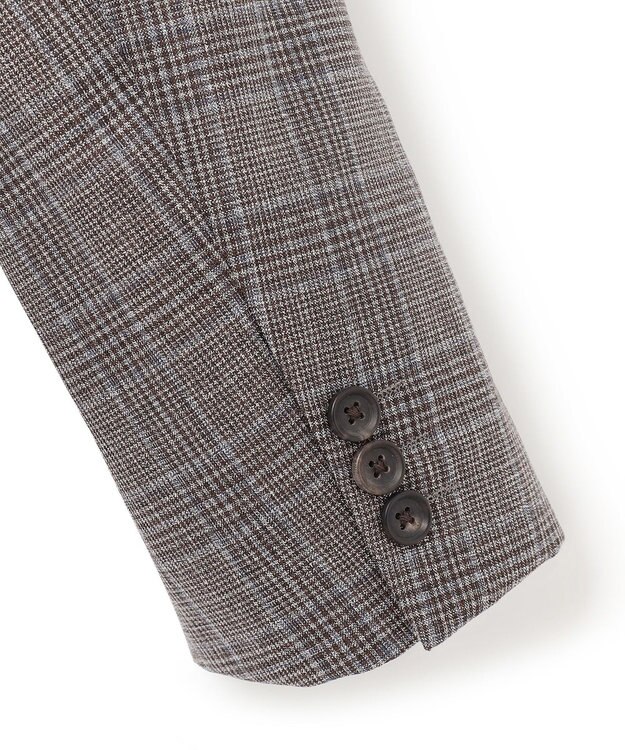 J.PRESS MEN 【NEW STAGE】 KASURI DYEING チェック ジャケット ブラウン系3