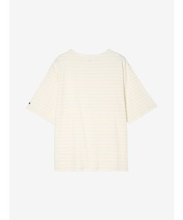 HELLY HANSEN ショートスリーブ HHマリンボーダーボートネックティー アイボリー
