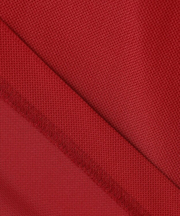 23区GOLF 【MEN】「AIR TOOL」長袖ポケットポロシャツ レッド系