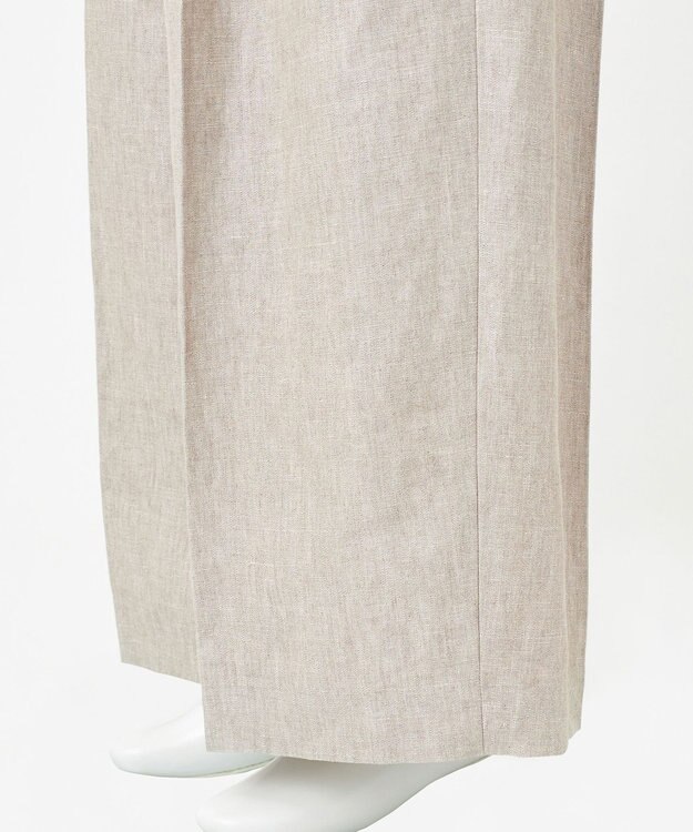 23区 【GOLD LABEL】MANTECO スーペリアリネン ワイドパンツ フラックス系