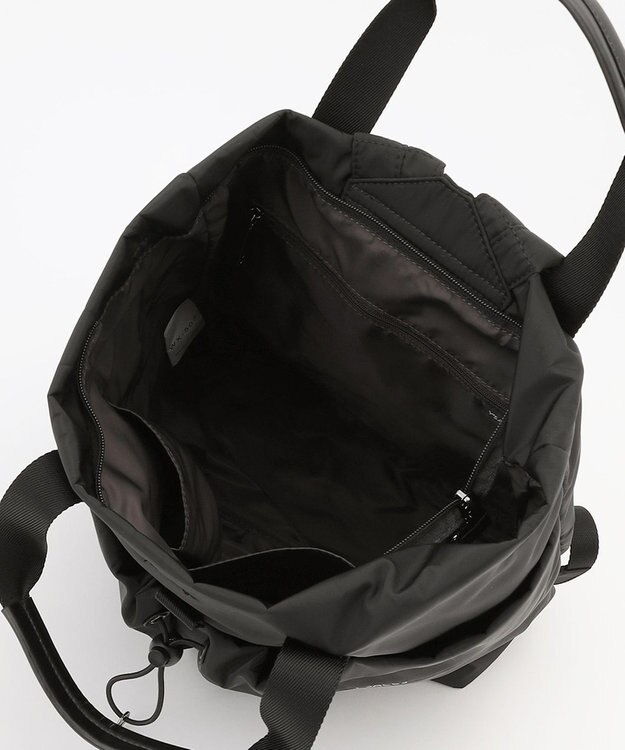 Y'SACCS ドローストリング コンビカラーリュックサック ブラック