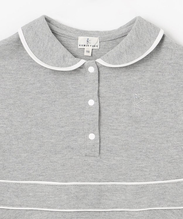 組曲 KIDS 【110-140㎝】カノコ ワンピース ライトグレー系