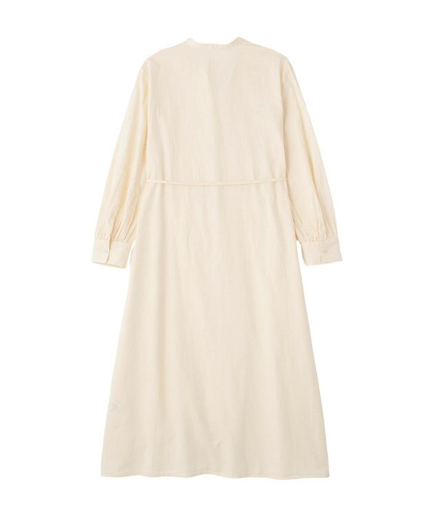 CRAFT STANDARD BOUTIQUE インド製 カットワークシシュウワンピース Natural