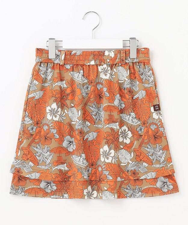 23区GOLF 【WOMEN】STUDIO FIGLIO アロハ総柄 スカート オレンジ系5